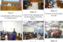 A two days Video Campaign and Research Paper Presentation and Discussions on Role of Youth in Peace Building organized by BEI on 26-27 April 2019 at the University of Rajshahi