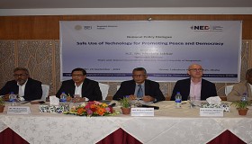 Bangladesh Enterprise Institute (BEI) in association with National Endowment for Democracy organized a national policy dialogue entitled “Safe Use of Technology for Promoting Peace and Democracy” on September 24, 2022, Dhaka