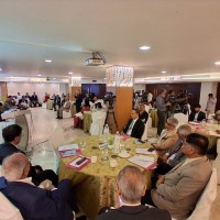 A roundtable discussion titled “Peaceful Elections and Prevention of Violence,” organized by the Bangladesh Enterprise Institute, 28 January 2026, Dhaka